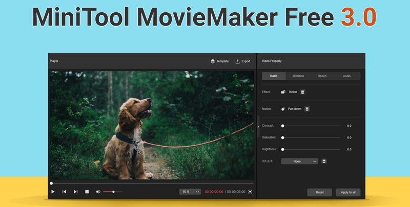 MiniTool MovieMaker Free 3.0